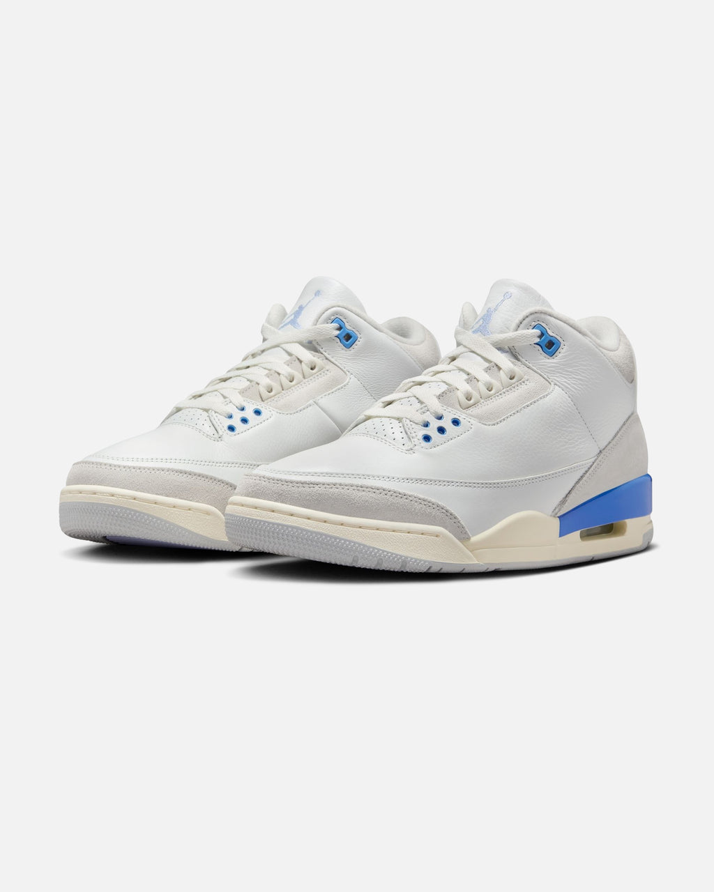 JORDAN AJ 3 RETRO - SUMMITWHITE/ HYDROGENBLUE - JORDAN AJ 3 RETRO - SUMMITWHITE/ HYDROGENBLUE