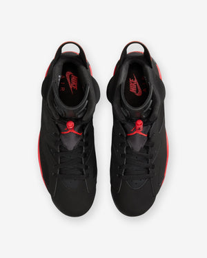 JORDAN AJ 6 RETRO 'INFRARED' - BLACK/ LIGHT CRIMSON – Undefeated