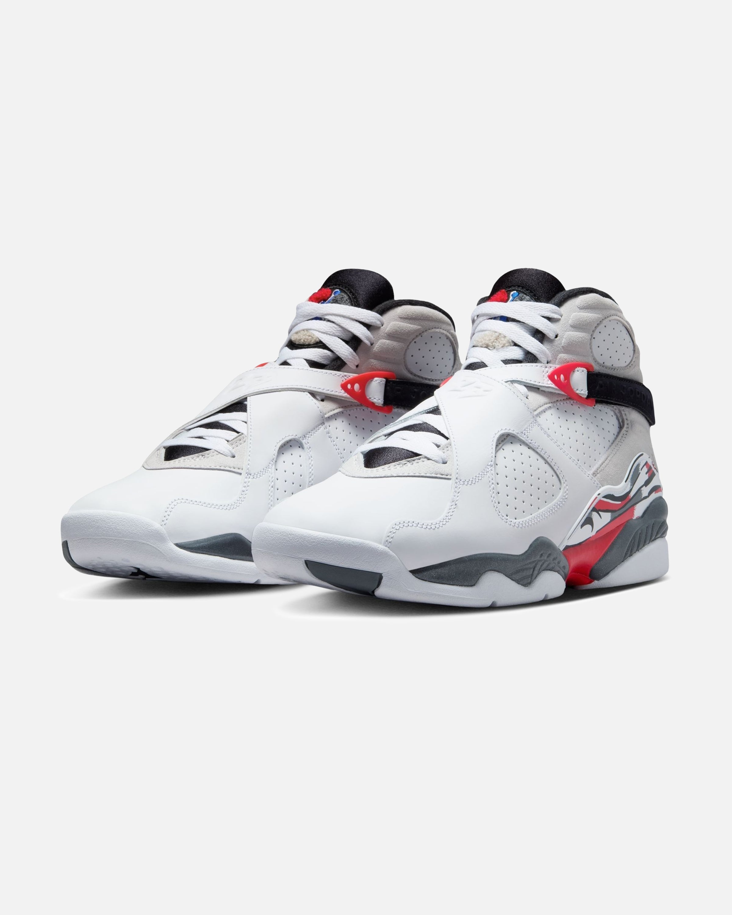 JORDAN AJ 8 RETRO - WHITE/ BLACK/ TRUERED – Undefeated