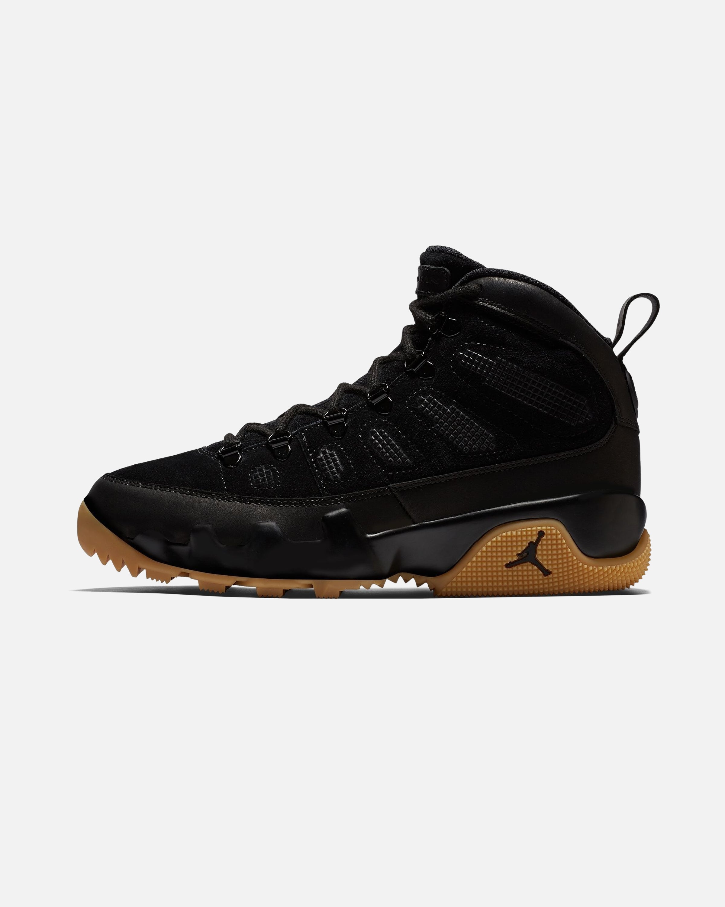 JORDAN AJ 9 RETRO - BLACK/ GUMLIGHTBROWN