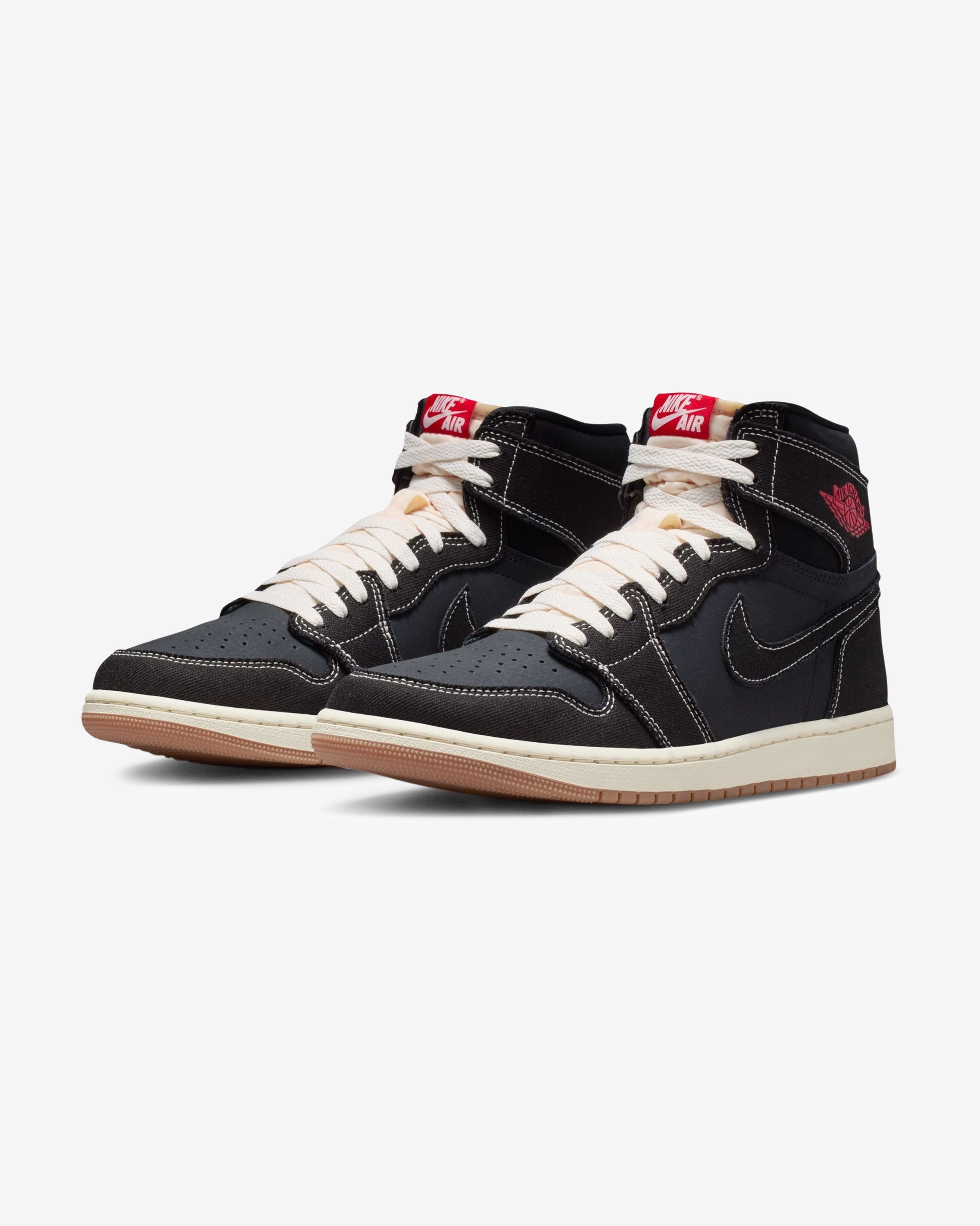 JORDAN X FLIGHT CLUB AJ 1 RETRO HIGH - BLACK/ UNIVERSITY RED/ SAIL 
