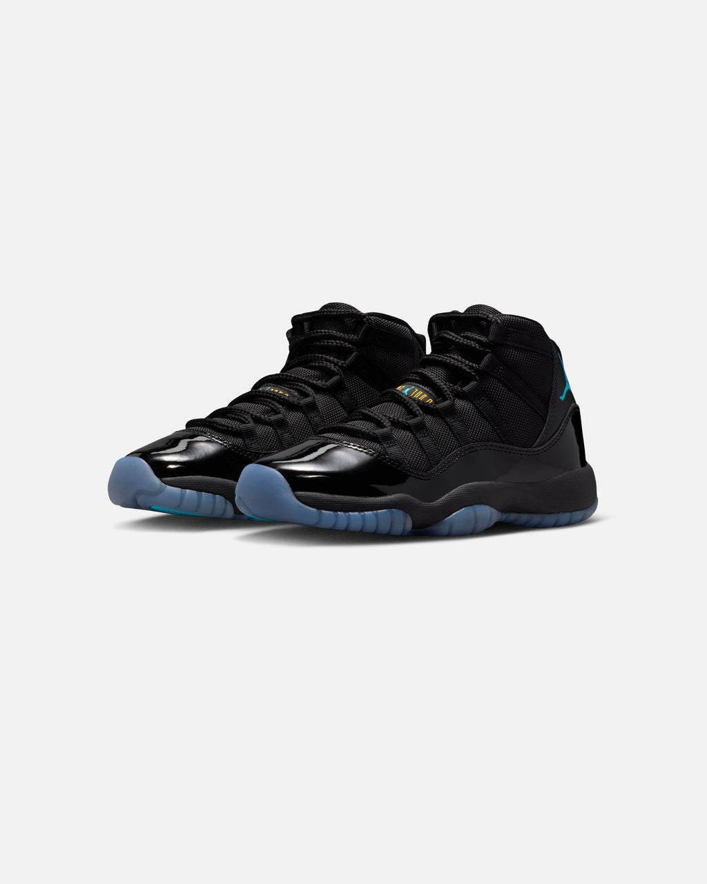 JORDAN GS AJ 11 RETRO - BLACK/ GAMMABLUE - JORDAN GS AJ 11 RETRO - BLACK/ GAMMABLUE