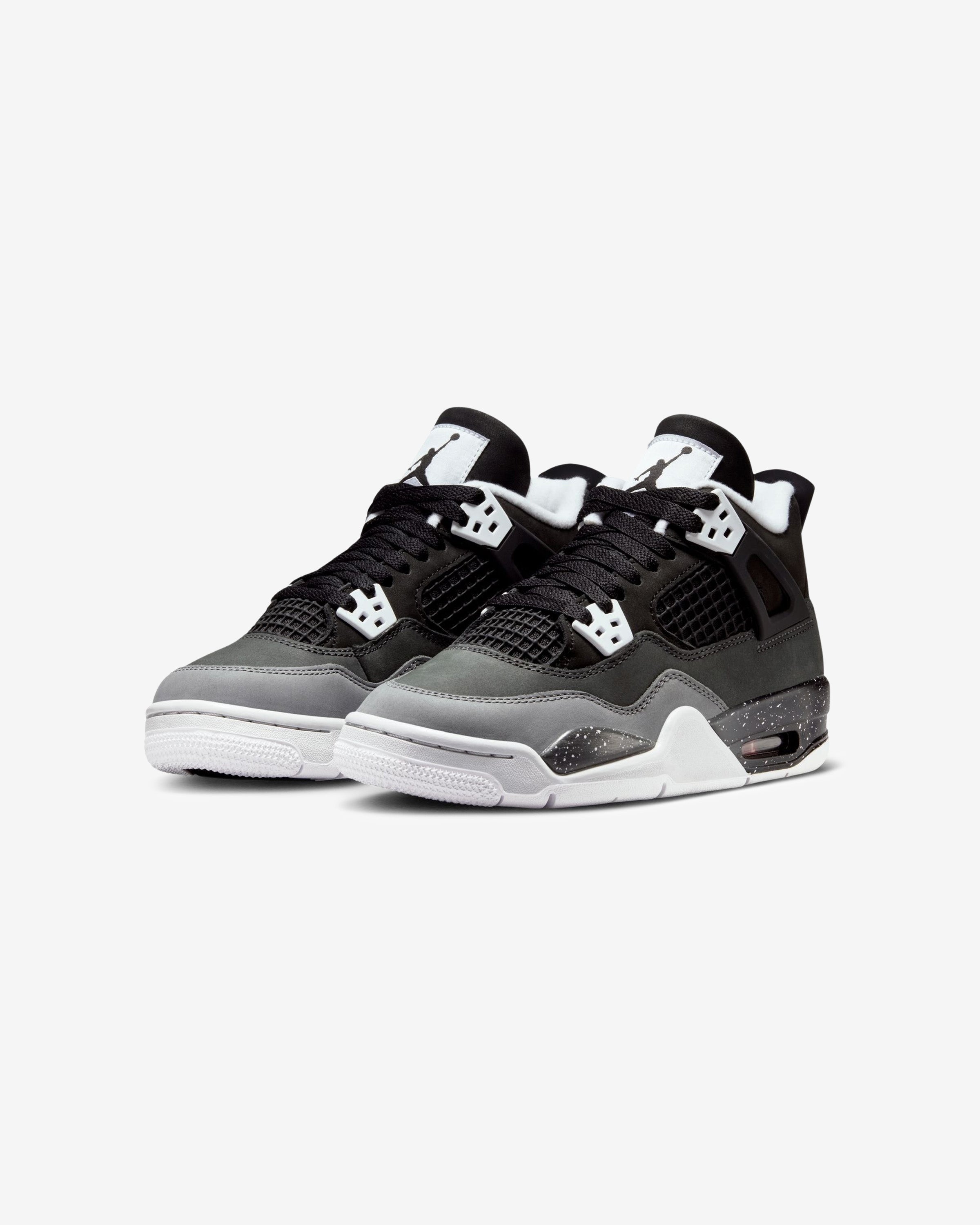 JORDAN GS AJ 4 RETRO - BLACK/ WHITE/ ANTHRACITE