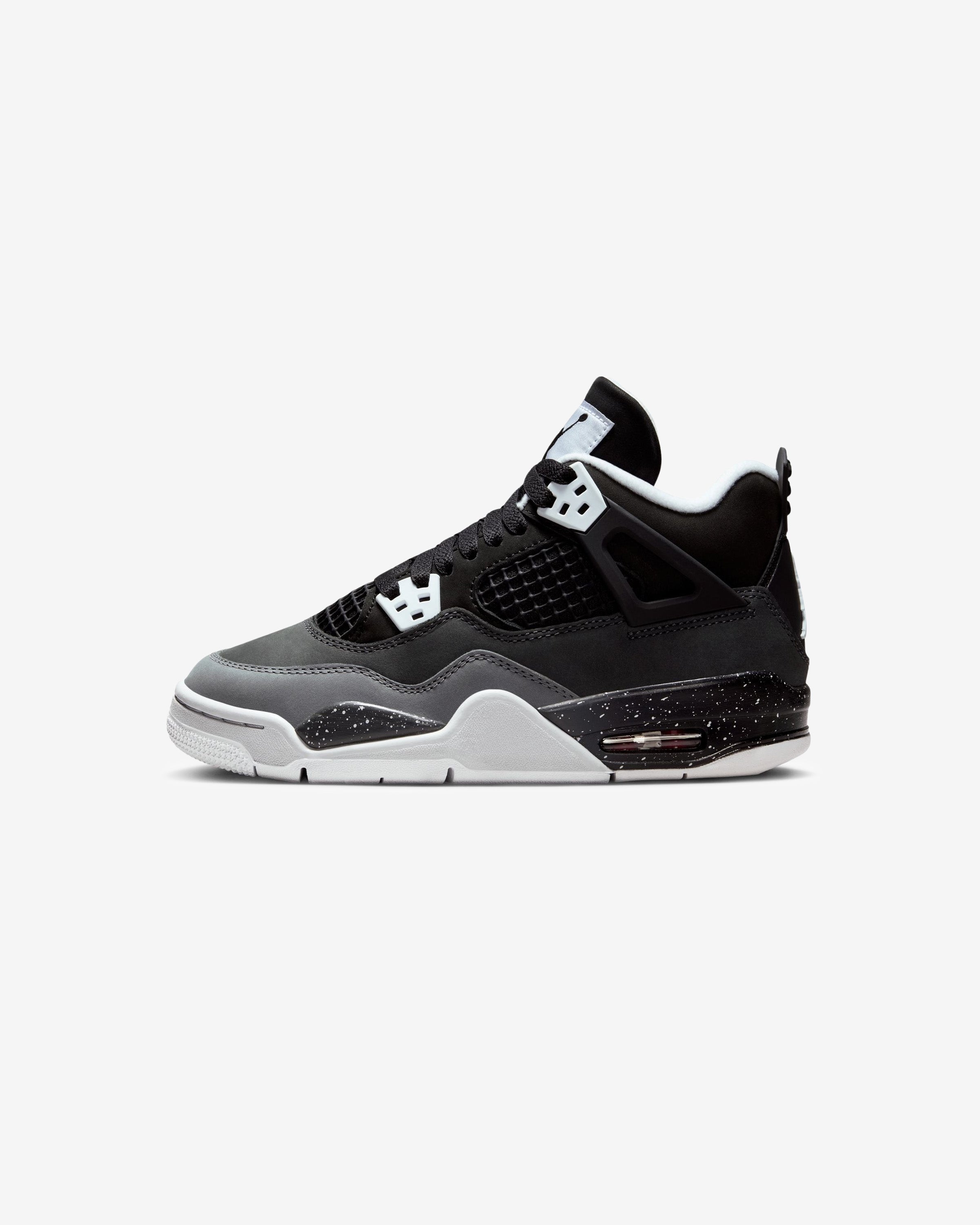 JORDAN GS AJ 4 RETRO - BLACK/ WHITE/ ANTHRACITE