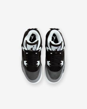 JORDAN GS AJ 4 RETRO - BLACK/ WHITE/ ANTHRACITE