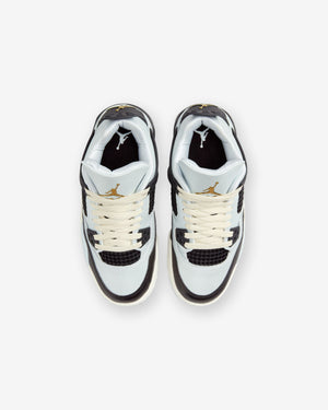 JORDAN GS AJ 4 RETRO - PUREPLATINUM/ METALLICGOLD