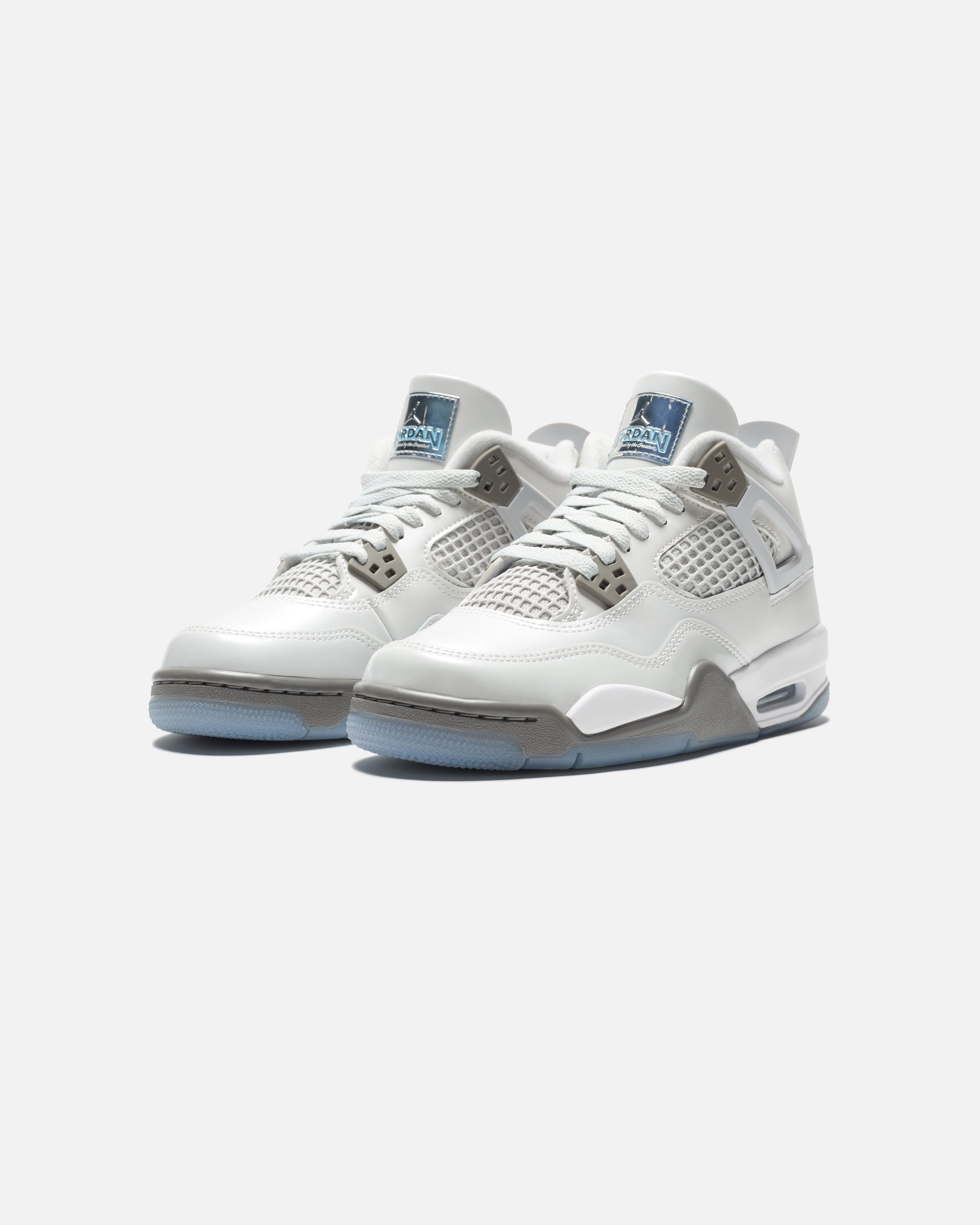 JORDAN GS AJ 4 RETRO - PHOTONDUST/ BLUECHILL