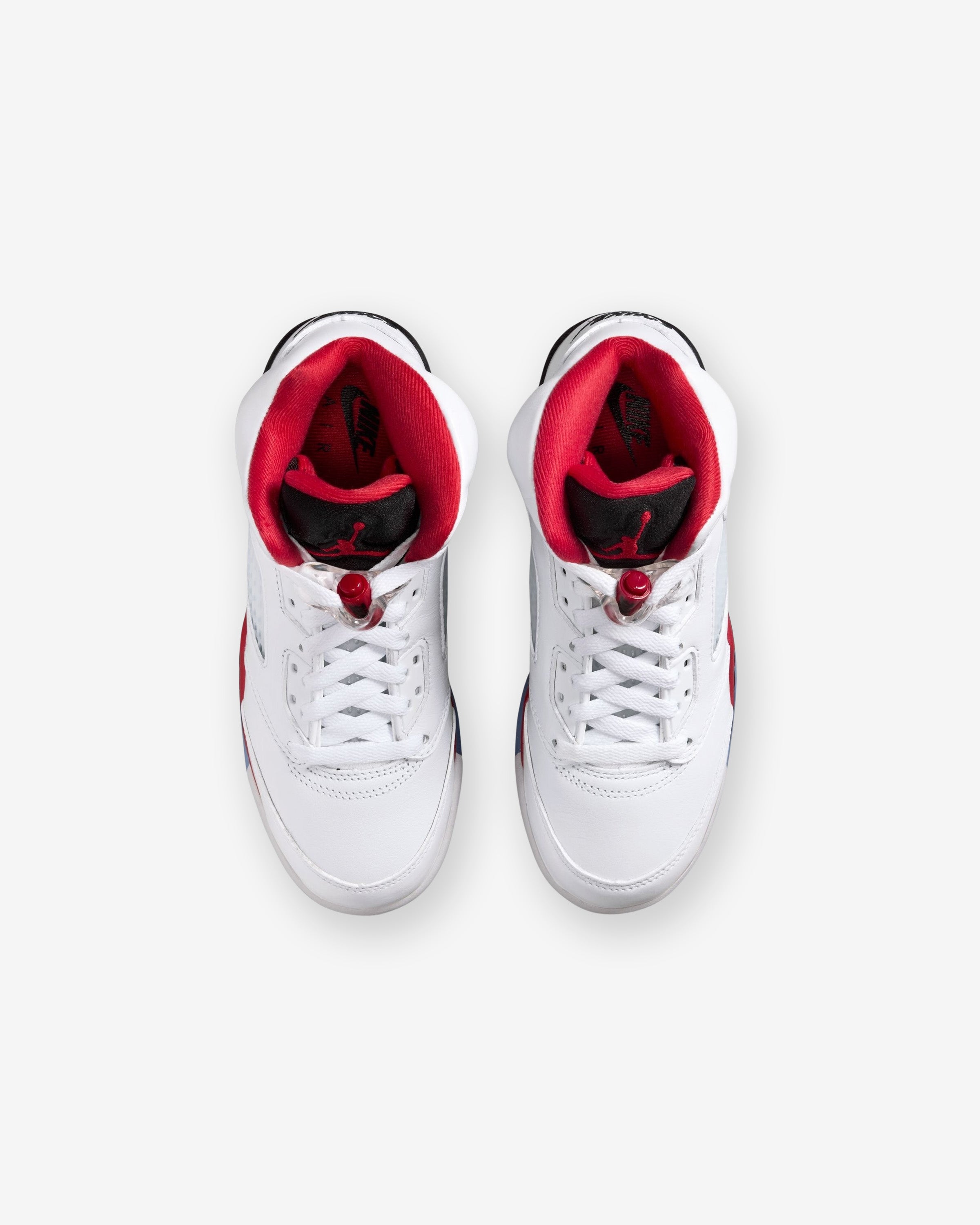JORDAN GS AJ 5 RETRO - WHITE/ FIRERED/ BLACK