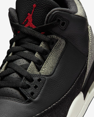 JORDAN X LEVI'S® AJ 3 RETRO - BLACK/ WHITE – Undefeated