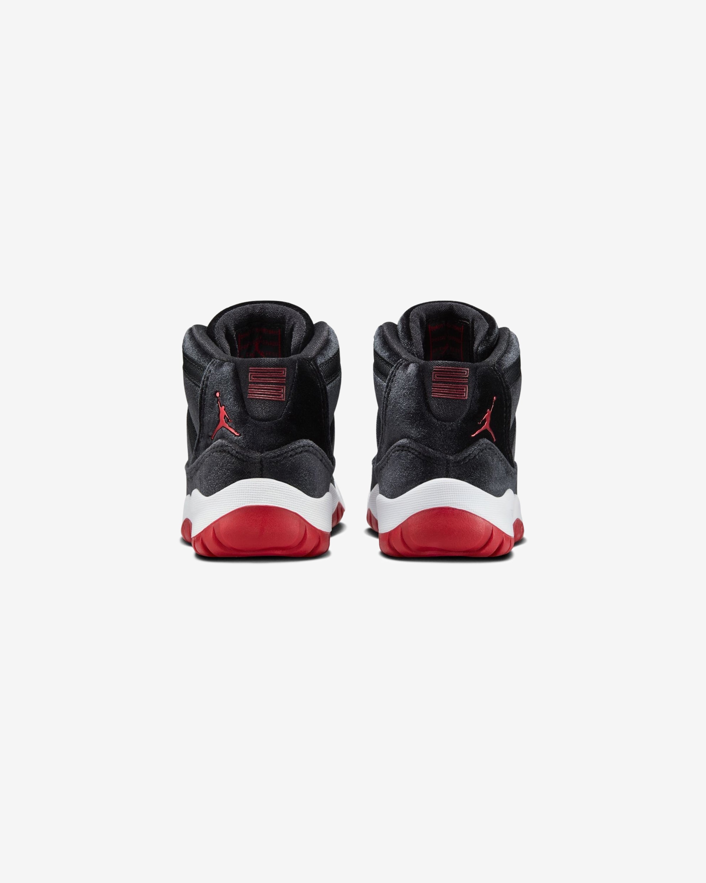 JORDAN PS AJ 11 RETRO BLACK/ GYMRED/ WHITE