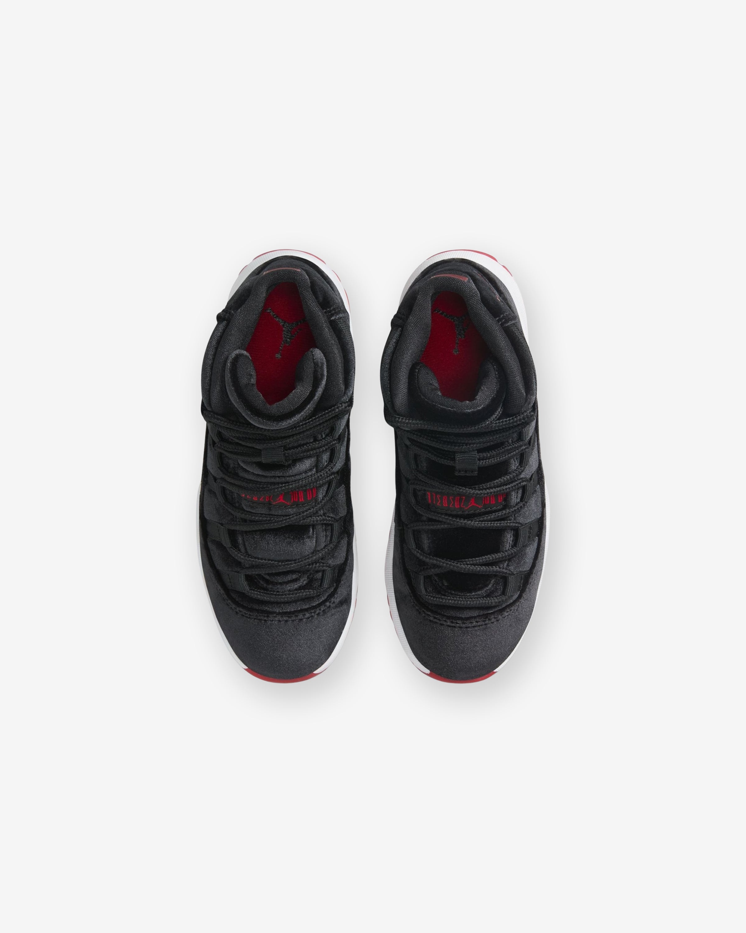 JORDAN PS AJ 11 RETRO BLACK/ GYMRED/ WHITE