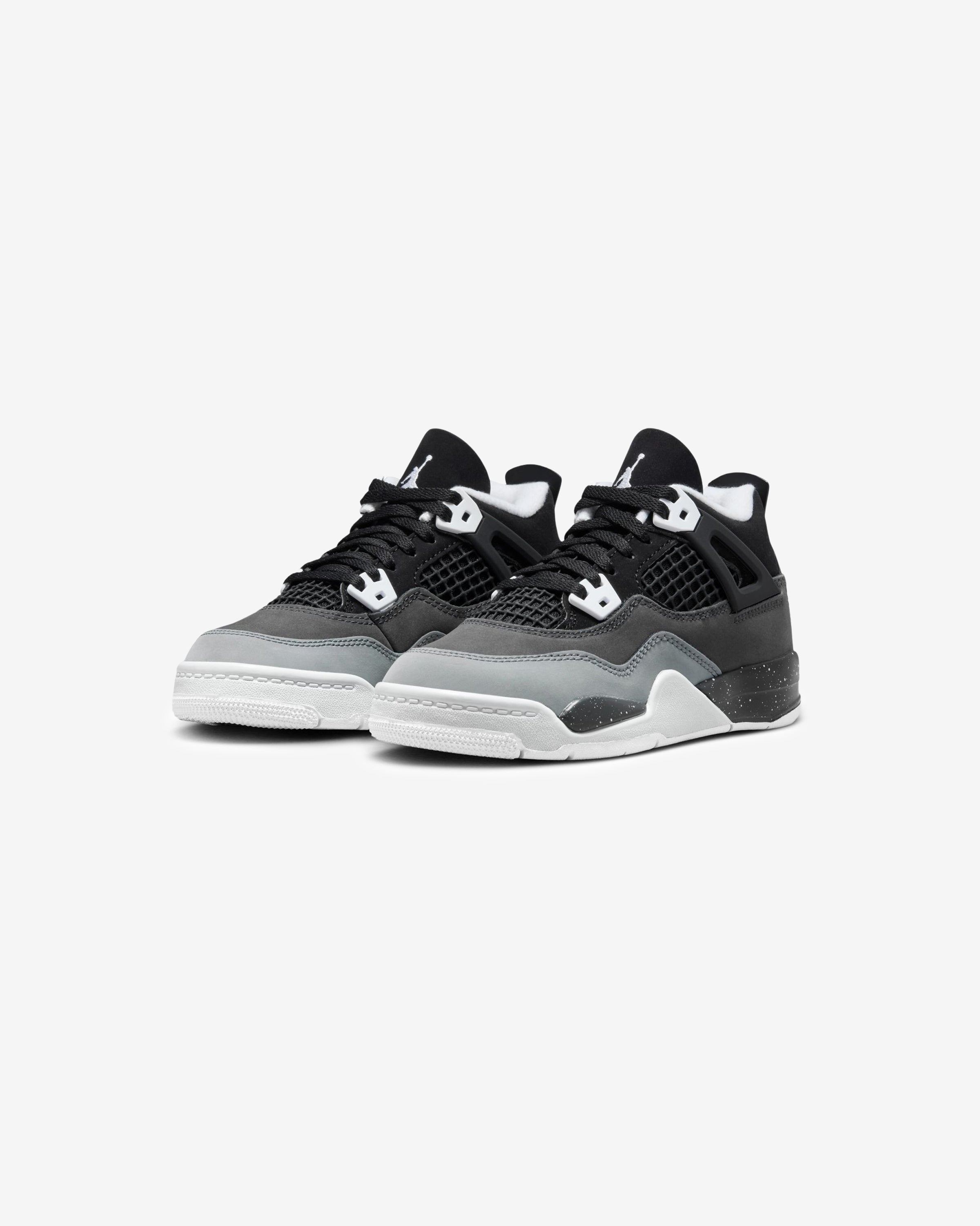 JORDAN PS AJ 4 RETRO - BLACK/ WHITE/ ANTHRACITE