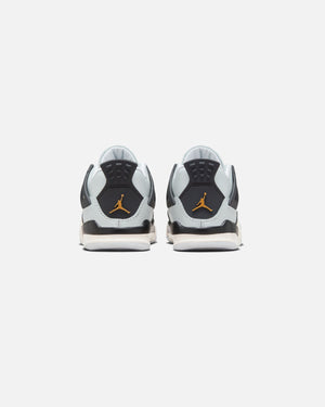 JORDAN TD AJ 4 RETRO - PUREPLATINUM/ METALLICGOLD