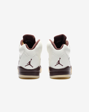 JORDAN WOMEN'S AJ 5 RETRO - EARTH/ METALLICGOLD