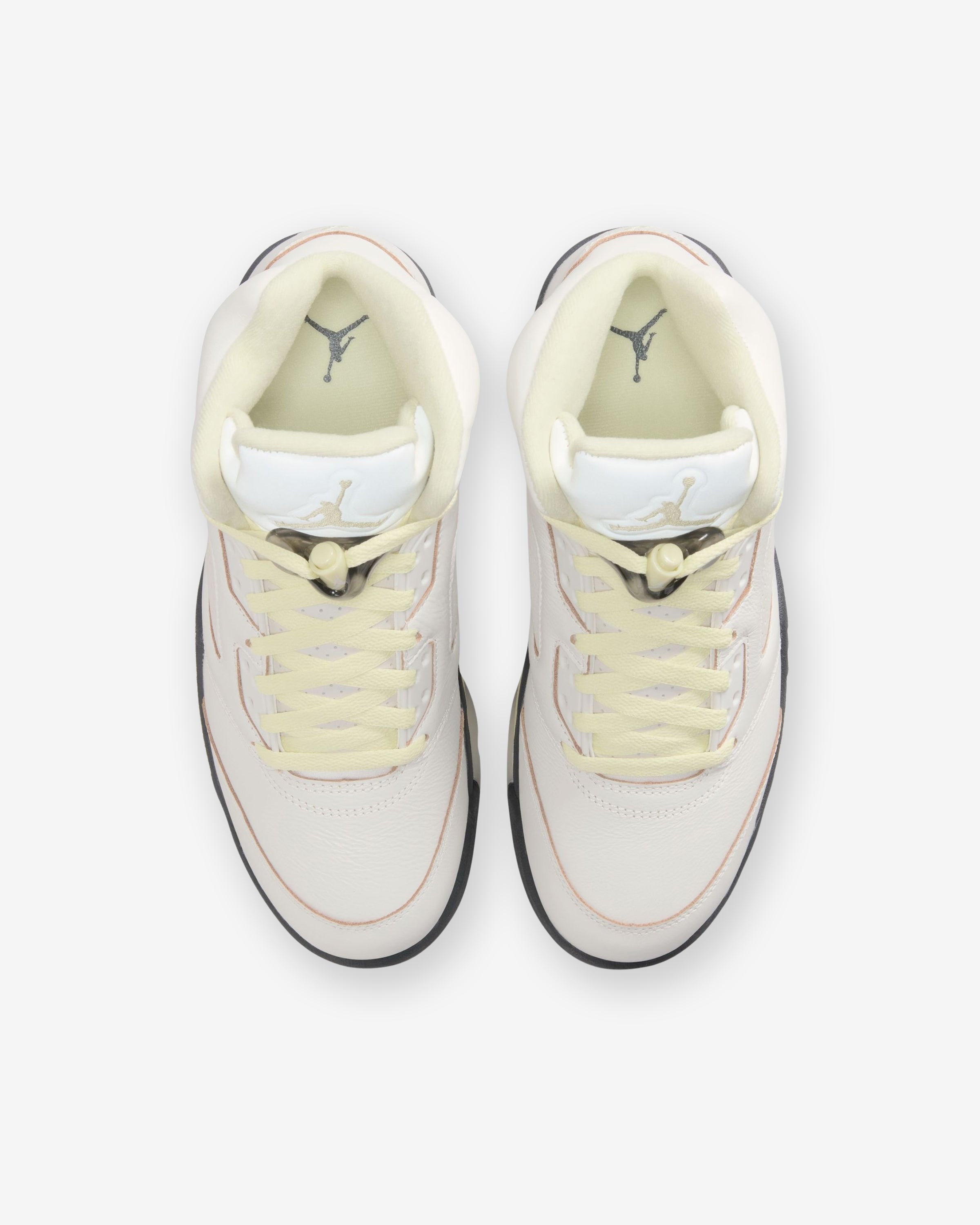 JORDAN WOMEN'S AJ 5 RETRO - SAIL/ LUMINOUSGREEN