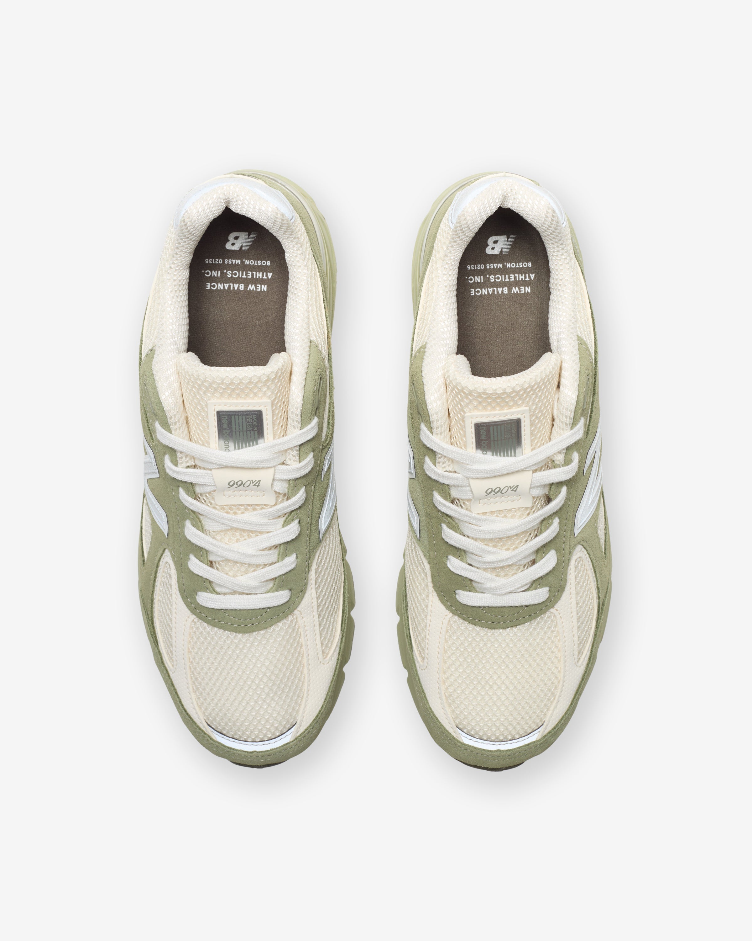 New Balance 990 mv4  men size 9 Olive Sneakers with White Accents U990GT4 MADE IN USA SNEAKERS IN OLIVE | Online Outlet | Otrium main image 3