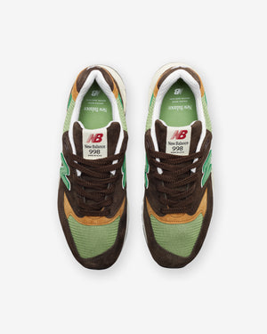 NEW BALANCE "MADE IN USA" 998 - BROWN