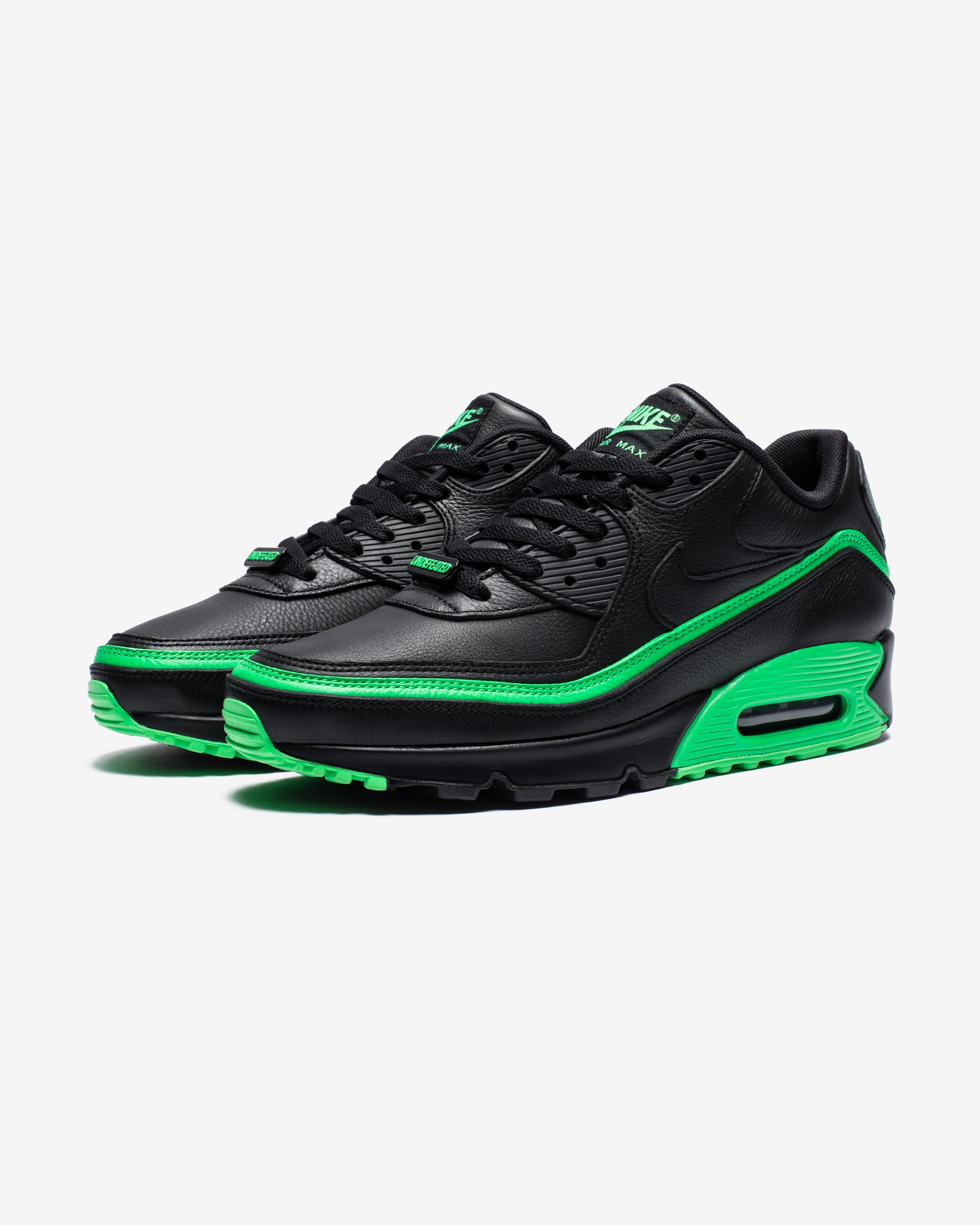 Nike Undefeated x Nike Air Max 90 'White Green Spark' (SNKR/Unisex/Low Top) CJ7197-104 US 10