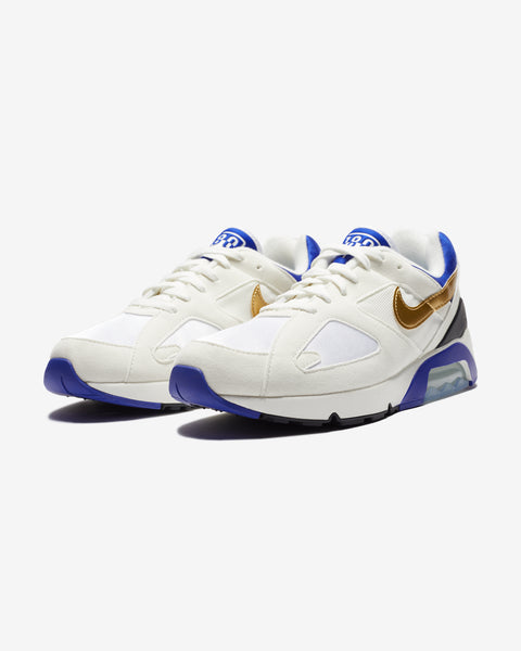 NIKE AIR 180 - SUMMITWHITE/ METALLICGOLD/ CONCORD – Undefeated
