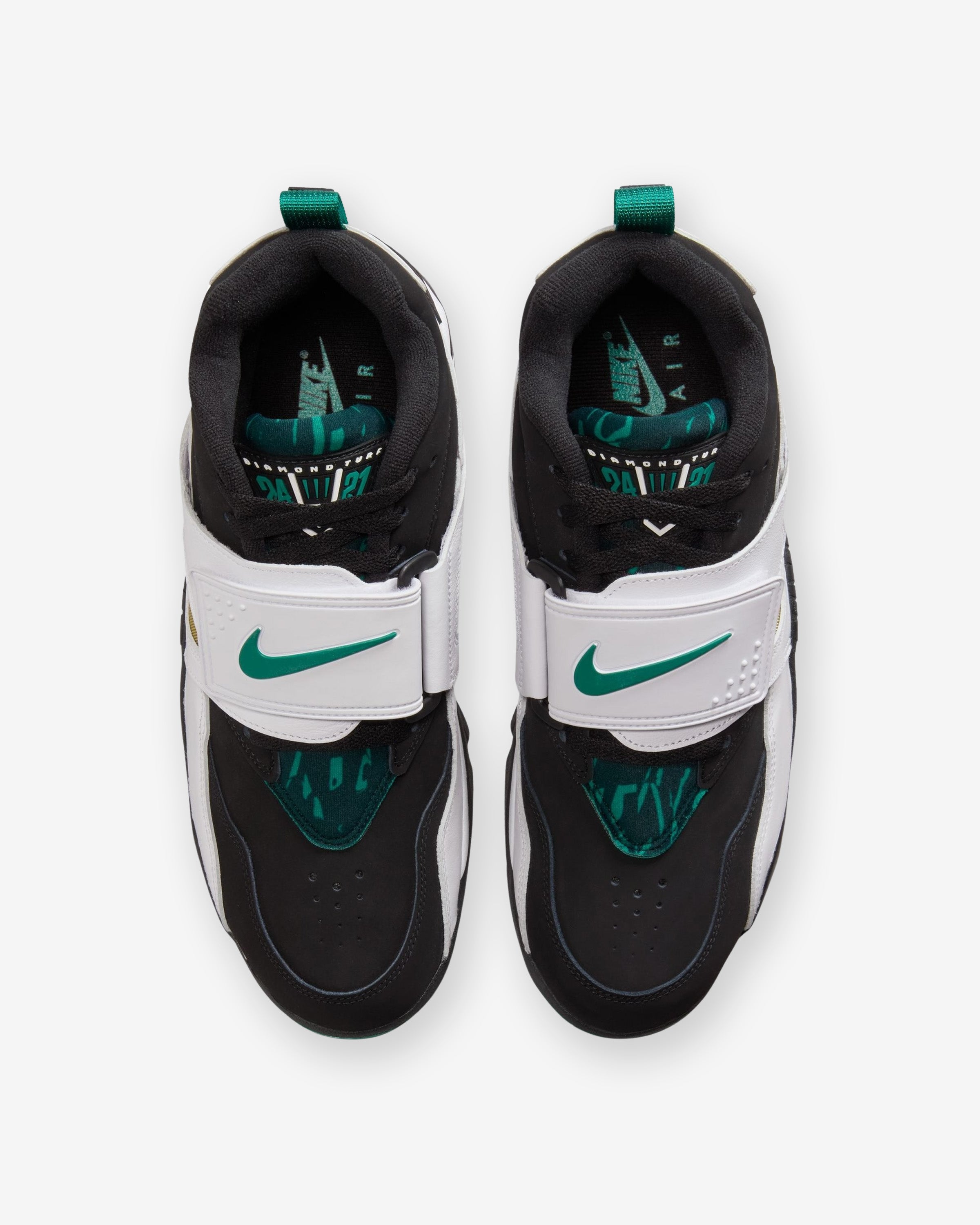 NIKE AIR DIAMOND TURF 93 - BLACK/ MYSTICGREEN