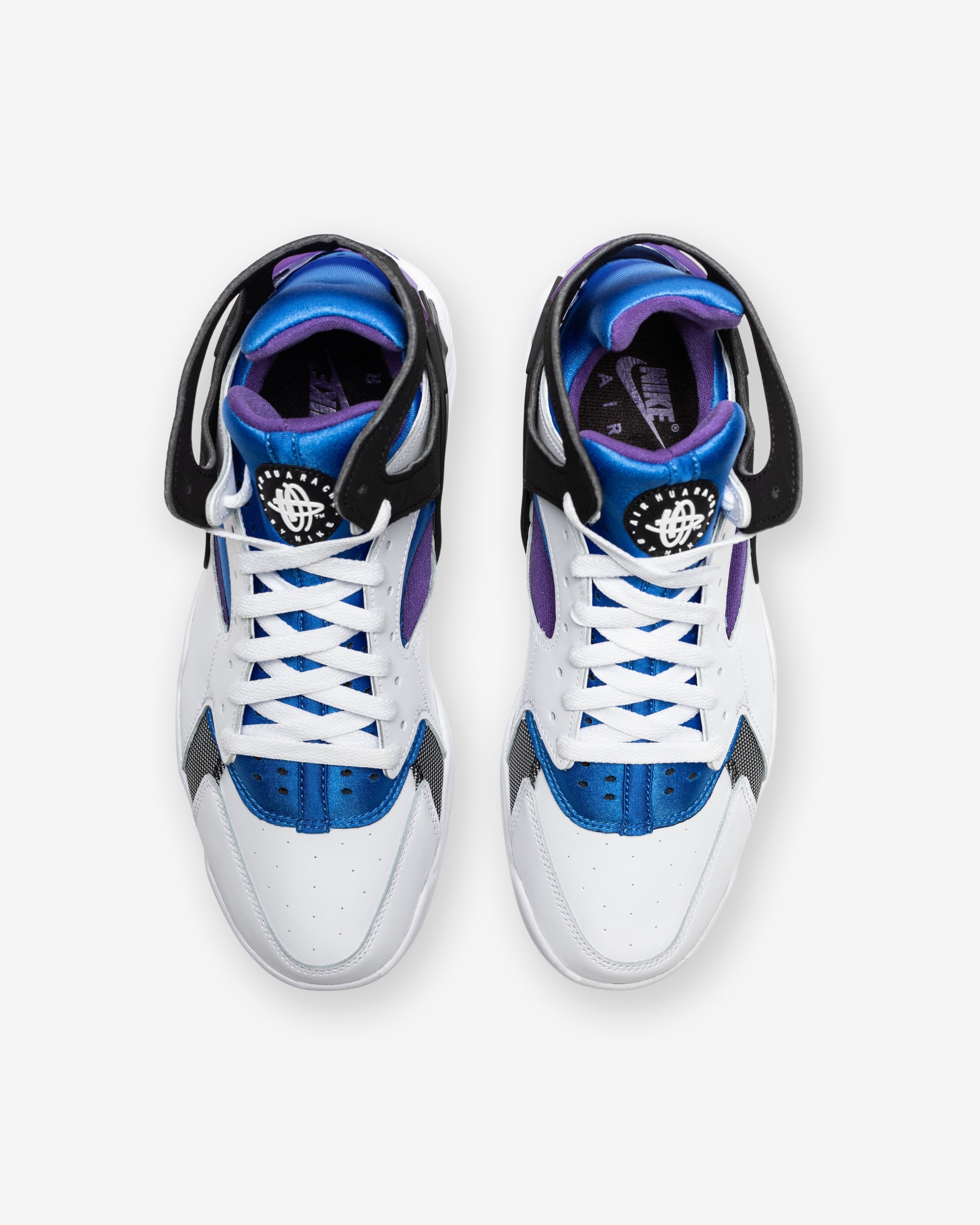 NIKE AIR FLIGHT HUARACHE - WHITE/ VARSITYPURPLE/ ROYALBLUE â Undefeated