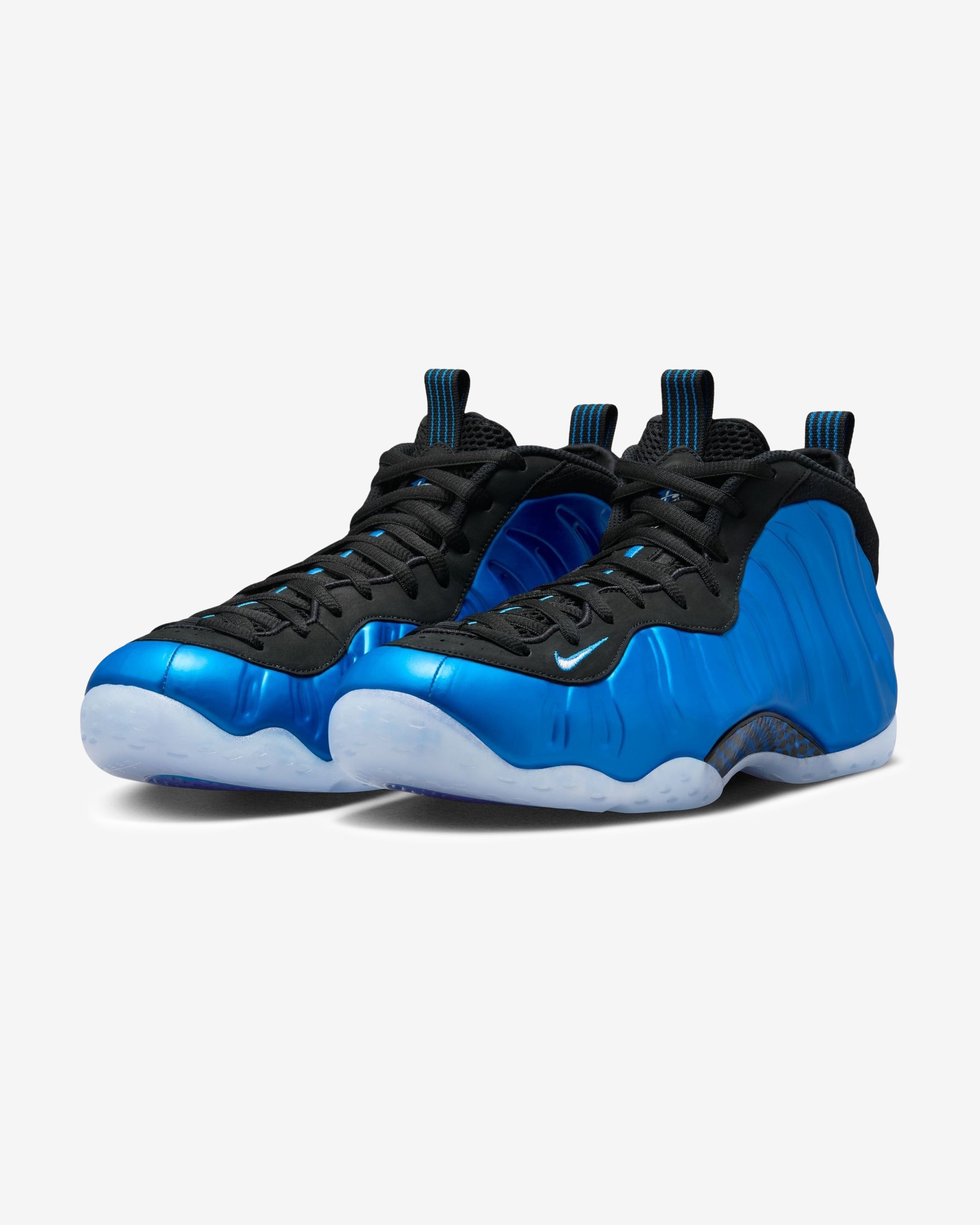 NIKE AIR FOAMPOSITE ONE - DKNEONROYAL/ WHITE/ BLACK