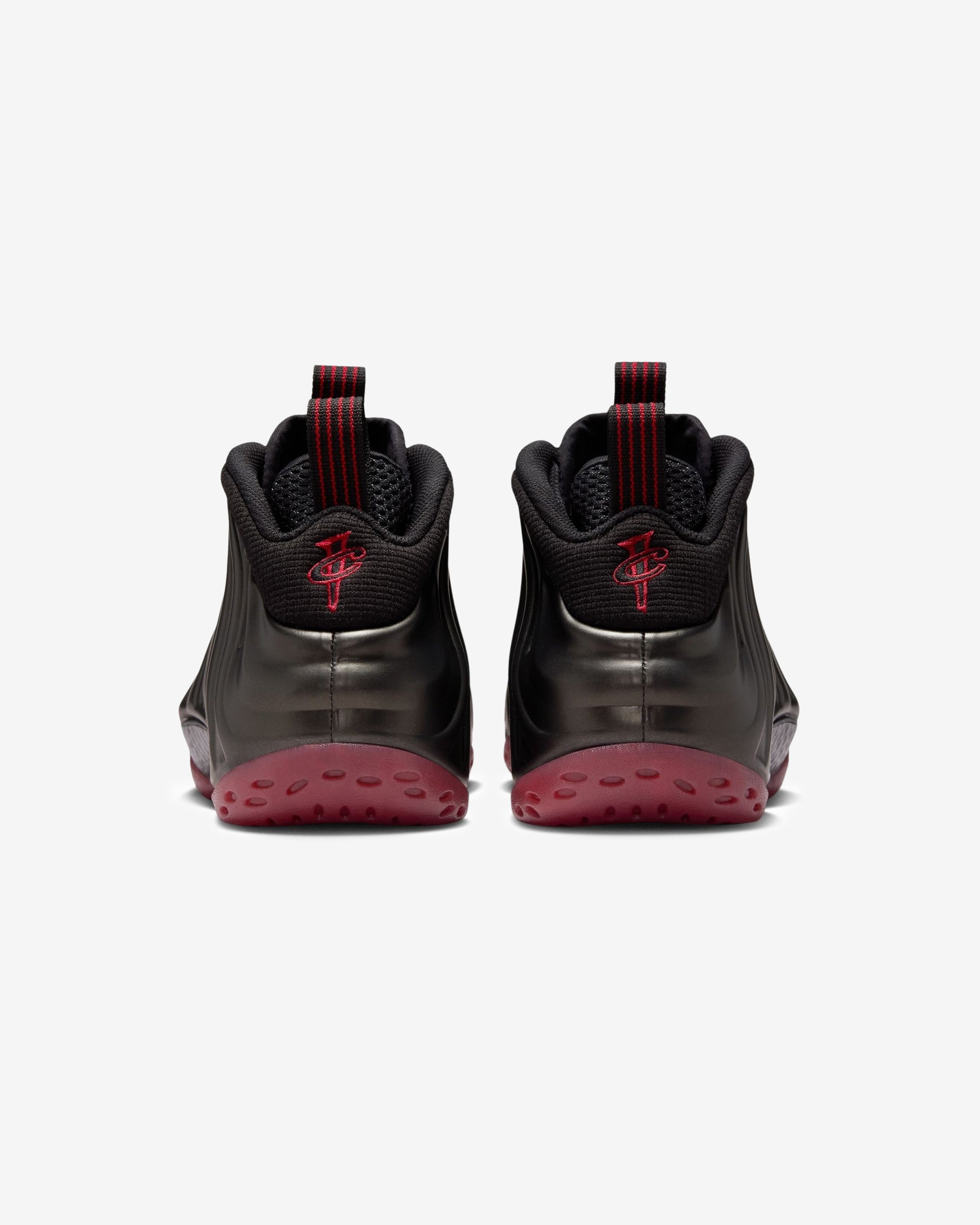 NIKE AIR FOAMPOSITE ONE - BLACK/ VARSITYRED