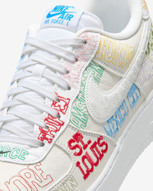 NIKE AIR FORCE 1 '07 LV8 'WORLD TOUR' - WHITE – Undefeated
