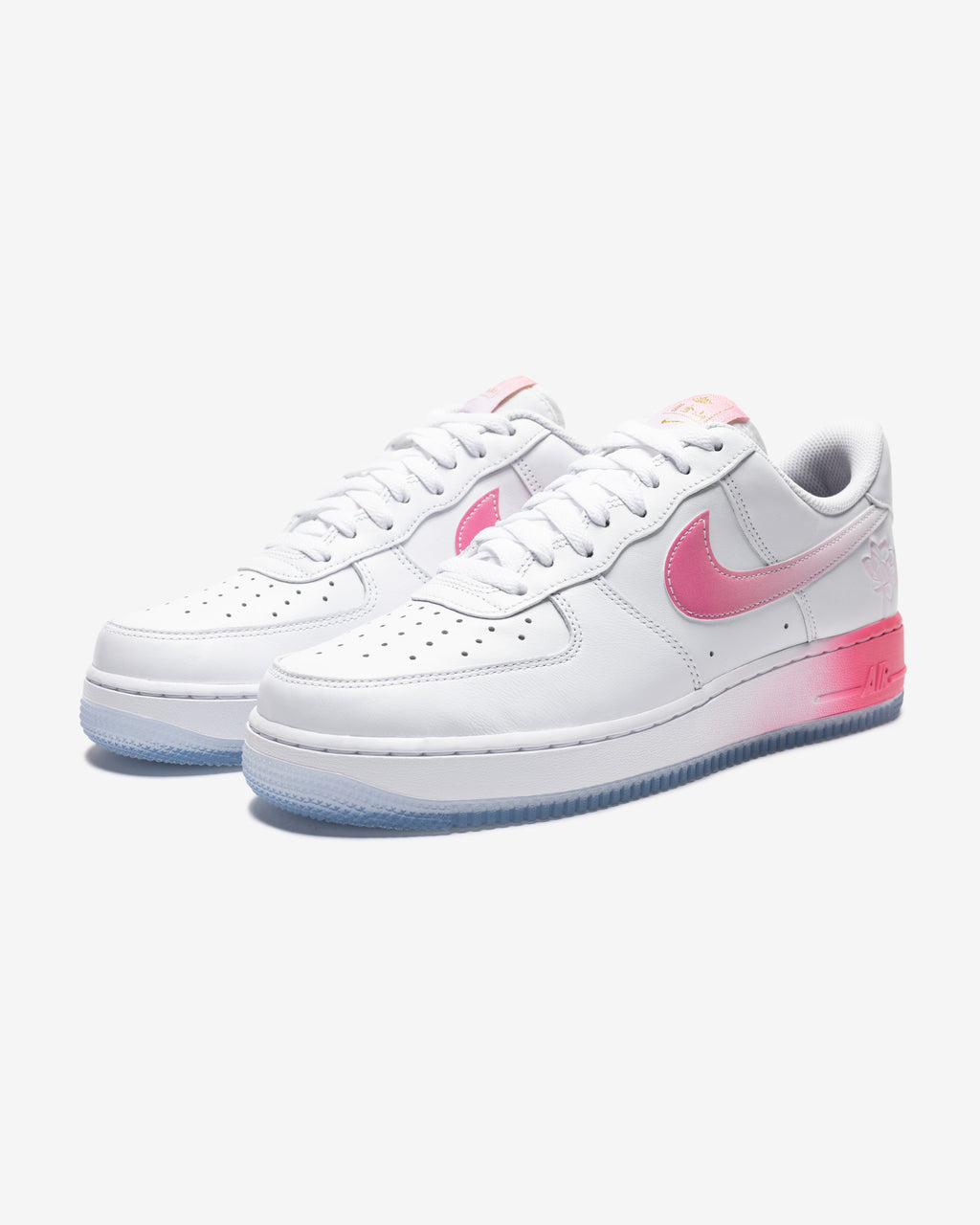 NIKE AIR FORCE 1 '07 PRM - WHITE/ LOTUSPINK/ YELLOWGOLD/ BLUEJAY
