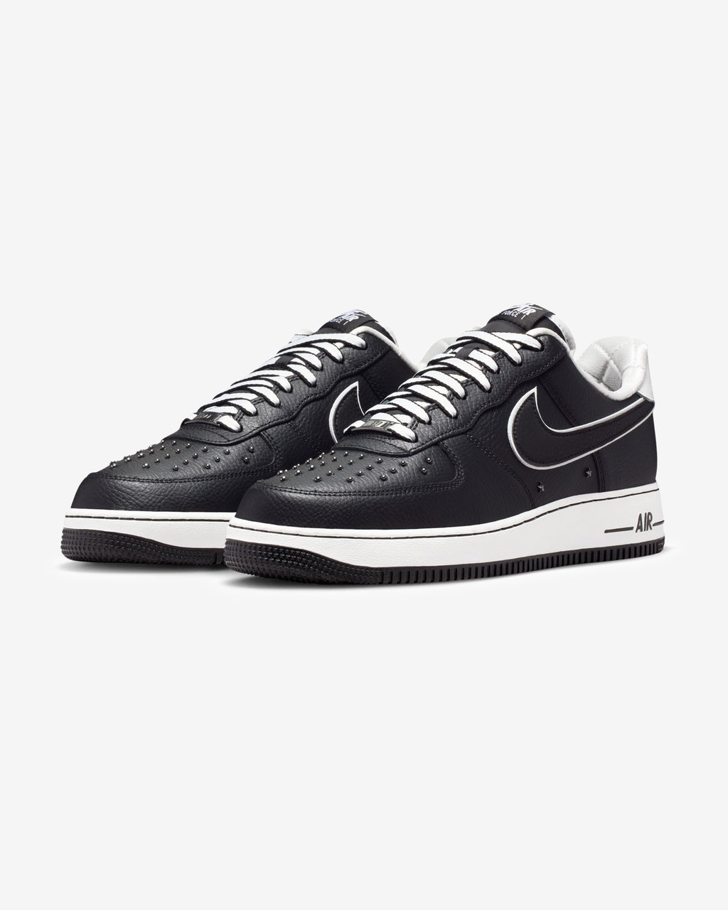 NIKE AIR FORCE 1 '07 PRM - BLACK/ SUMMITWHITE - NIKE AIR FORCE 1 '07 PRM - BLACK/ SUMMITWHITE