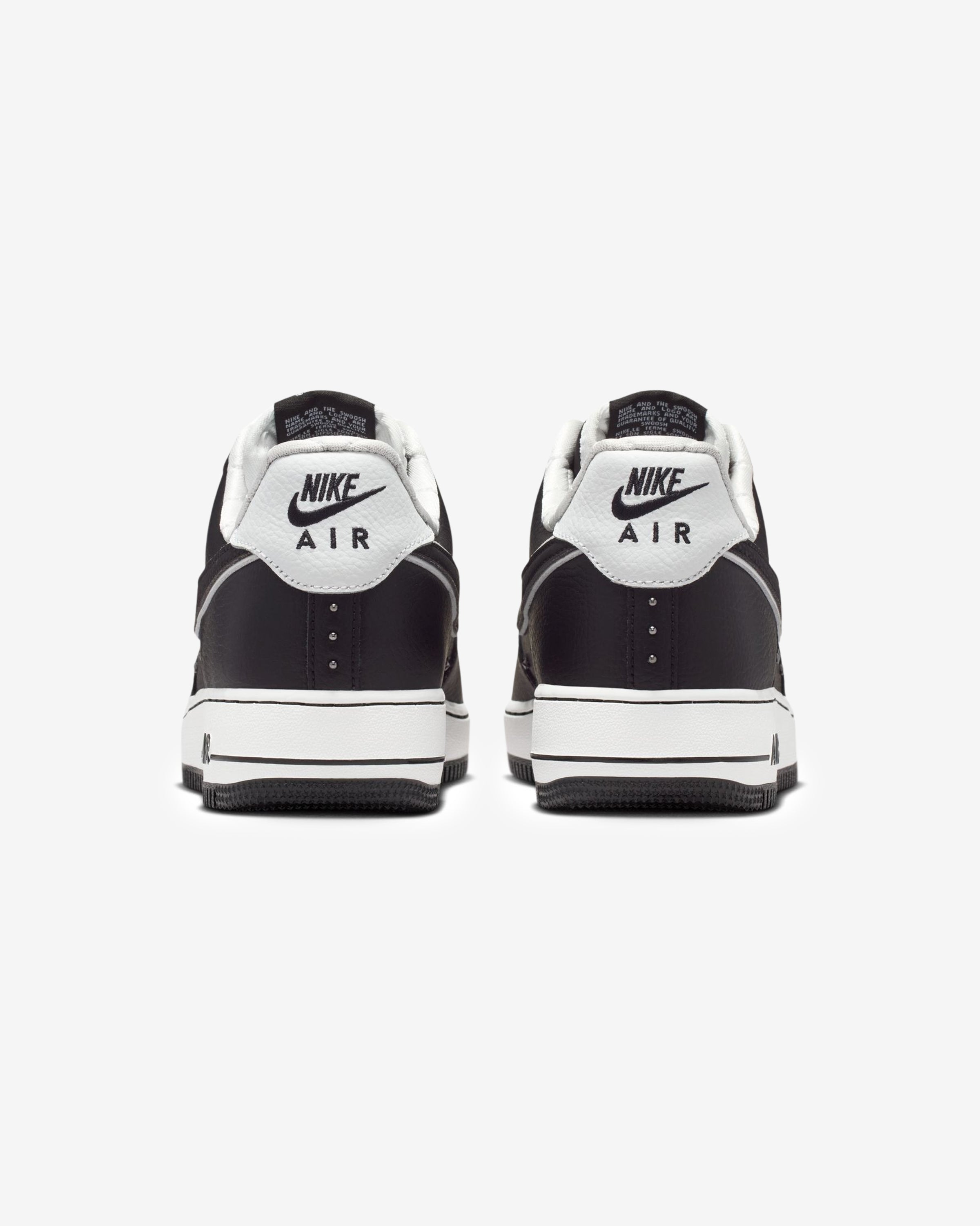 NIKE AIR FORCE 1 '07 PRM - BLACK/ SUMMITWHITE