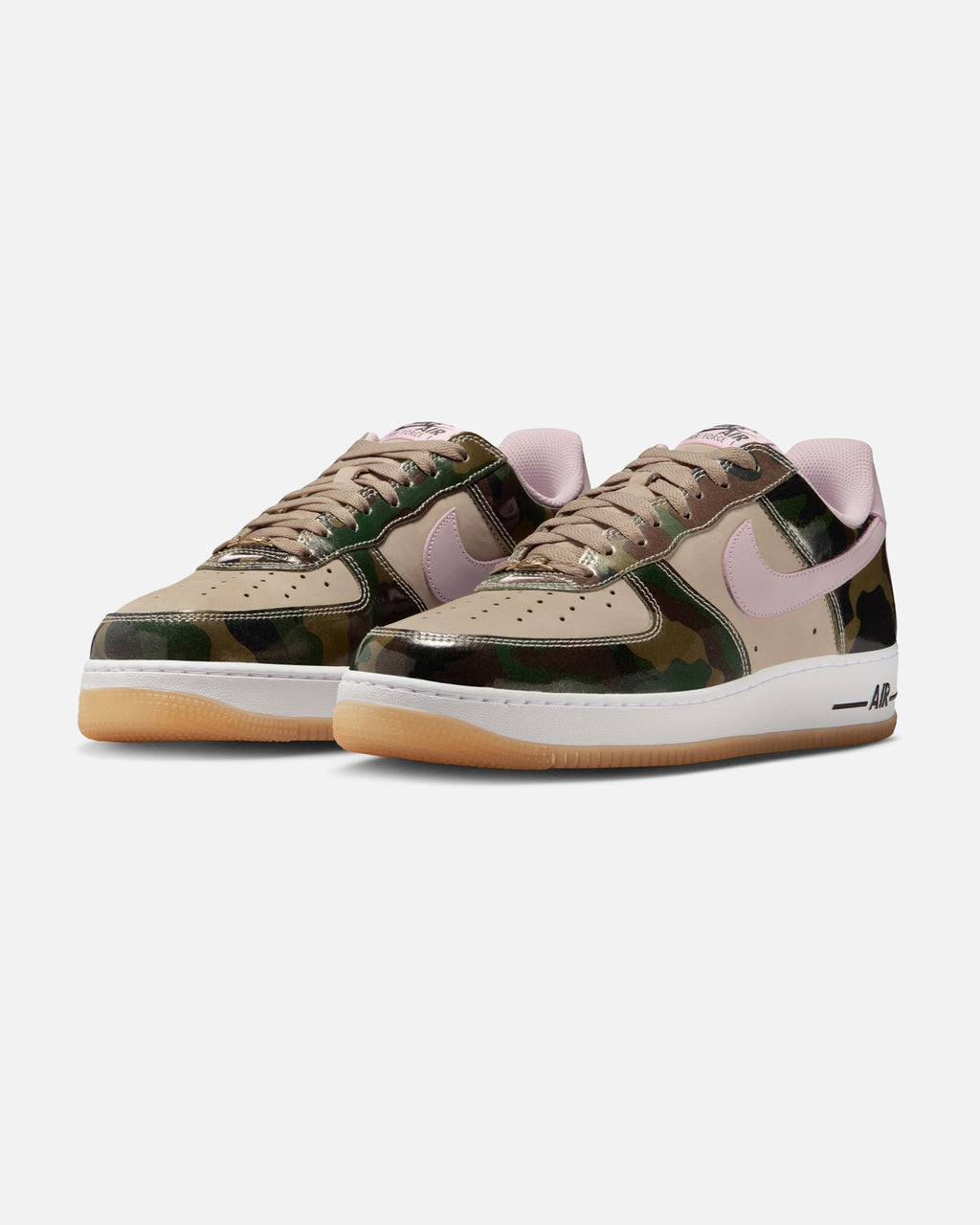 NIKE AIR FORCE 1 LOW RETRO - DESERTKHAKI/ PINKFOAM - NIKE AIR FORCE 1 LOW RETRO - DESERTKHAKI/ PINKFOAM