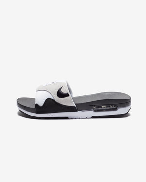 NIKE AIR MAX 1 SLIDE - WHITE/ BLACK/ LTNEUTRALGREY