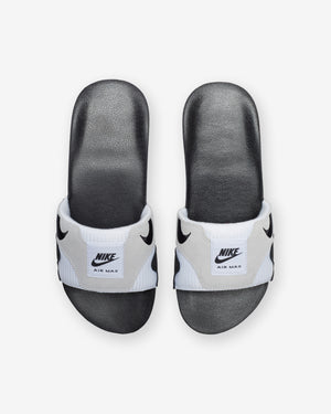 NIKE AIR MAX 1 SLIDE - WHITE/ BLACK/ LTNEUTRALGREY