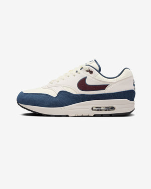 NIKE AIR MAX 1 - COCONUTMILK /BURGUNDYCRUSH/ ARMORYNAVY