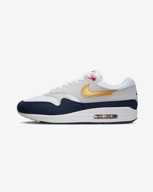 NIKE AIR MAX 1 - OBSIDIAN/ METALLICGOLD/ WHITE