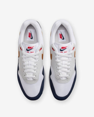 NIKE AIR MAX 1 - OBSIDIAN/ METALLICGOLD/ WHITE