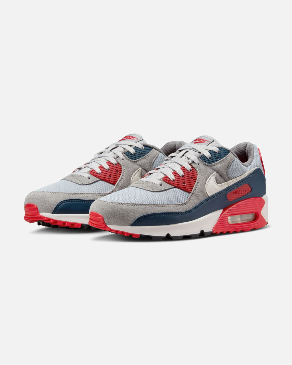 NIKE AIR MAX 90 - LTSMOKEGREY/ PHANTOM/ ARMORYNAVY - NIKE AIR MAX 90 - LTSMOKEGREY/ PHANTOM/ ARMORYNAVY