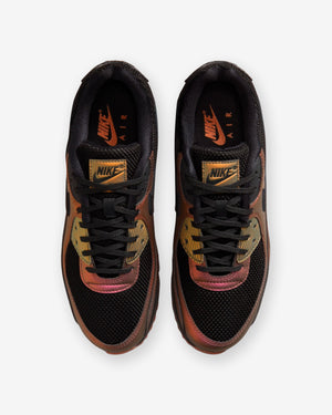 NIKE AIR MAX 90 - BLACK/ DARKRUSSET/ METALLICCOPPER