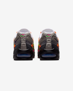NIKE AIR MAX 95 'BIG BUBBLE' WOVEN - WHITE/ PURPLE DYNASTY