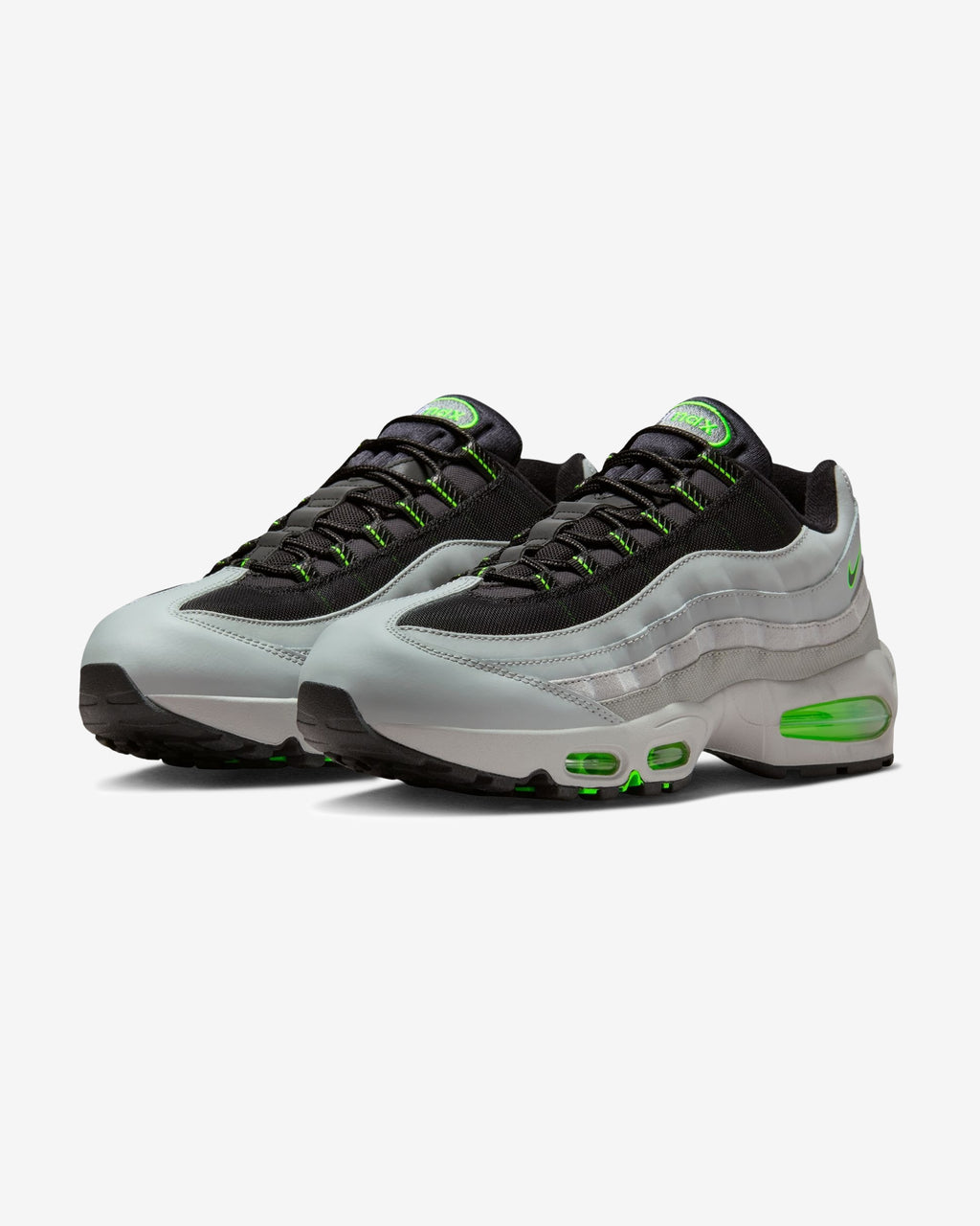 NIKE AIR MAX 95 BIG BUBBLE - LTSMOKEGREY/ BLACK - NIKE AIR MAX 95 BIG BUBBLE - LTSMOKEGREY/ BLACK