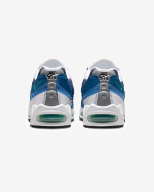 NIKE AIR MAX 95 OG - WHITE/ EMERALD GREEN/ LAKE BLUE – Undefeated