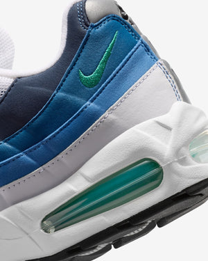 Nike テニスシューズ グリーン/ブルー NIKE AIR MAX 95 OG - WHITE/ EMERALD GREEN/ LAKE BLUE – Undefeated