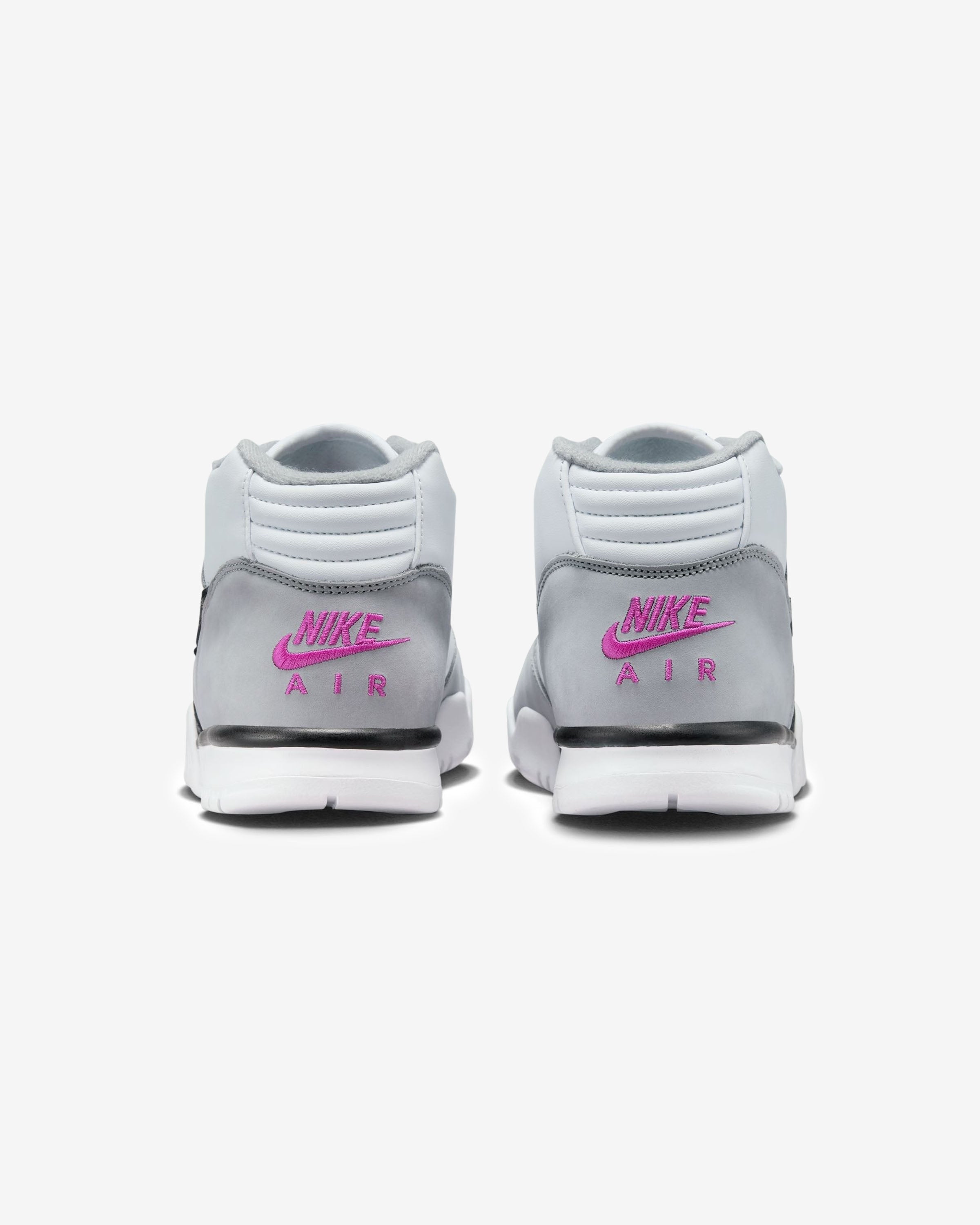 NIKE AIR TRAINER 1 - MEDIUMGREY/ BLACK/ WHITE/ HYPERVIOLET