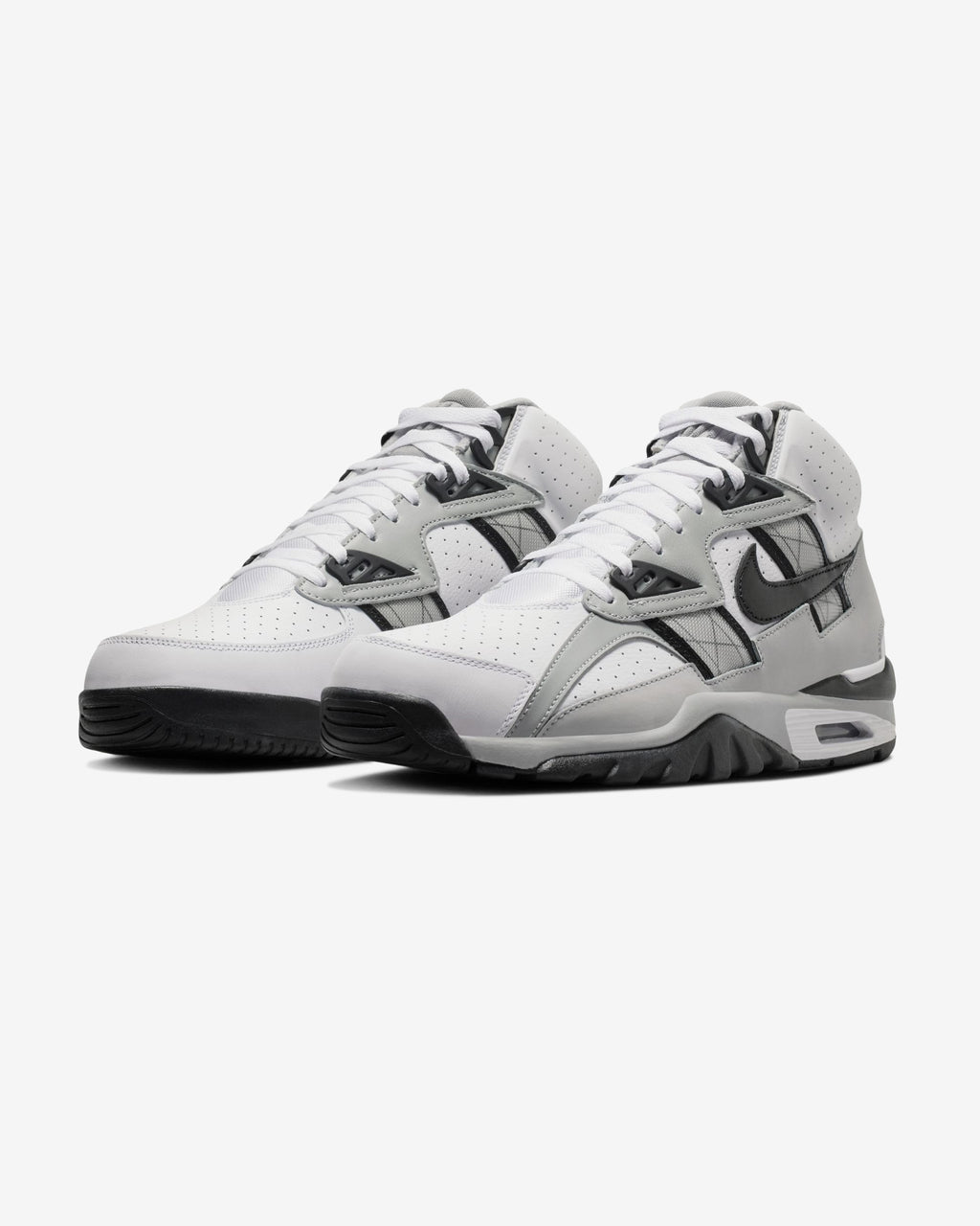 NIKE AIR TRAINER SC HIGH - WHITE/ BLACK/ LTSMOKEGREY - NIKE AIR TRAINER SC HIGH - WHITE/ BLACK/ LTSMOKEGREY