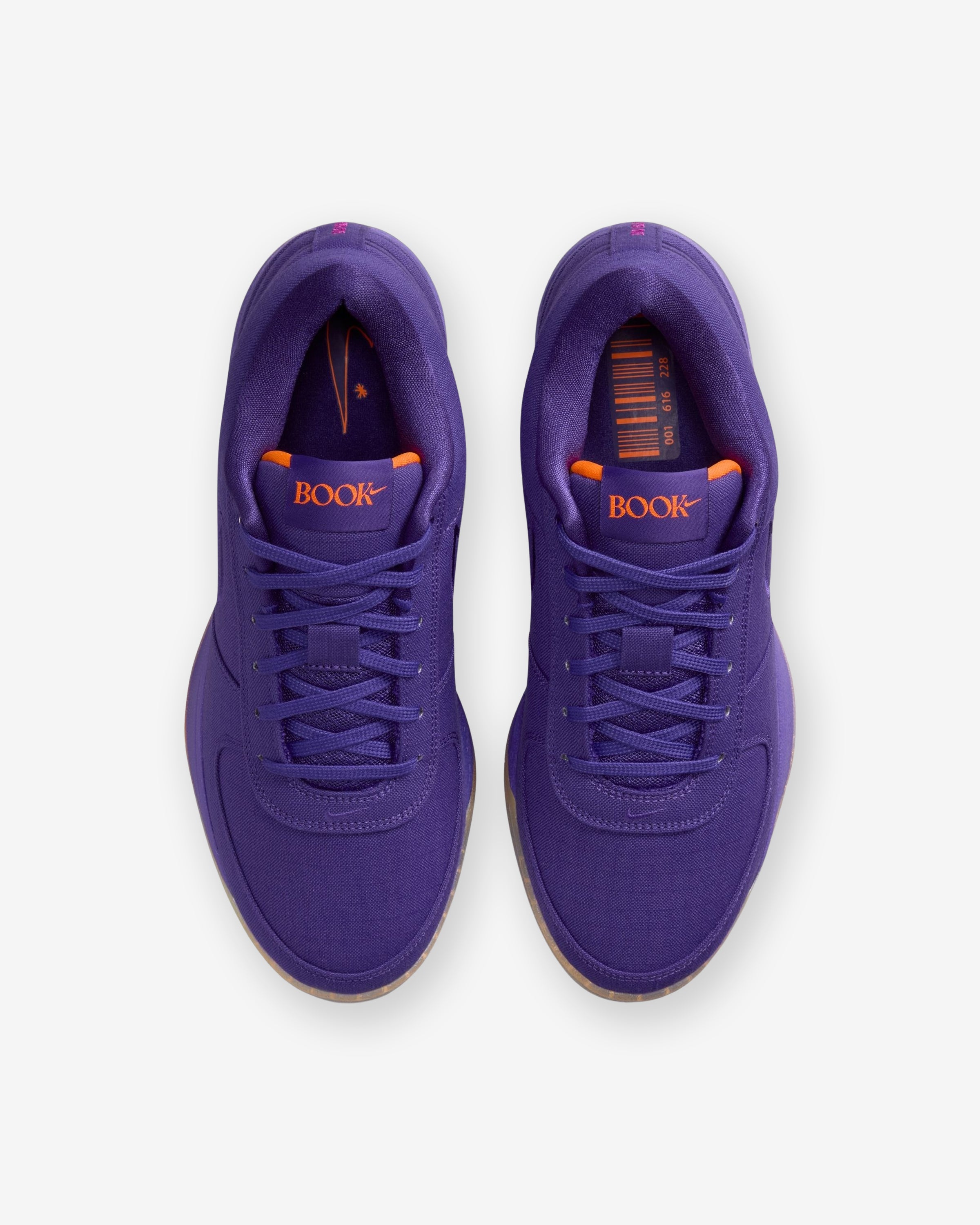 NIKE BOOK 1 - COURTPURPLE/ TOTALORANGE/ TAUPEGREY