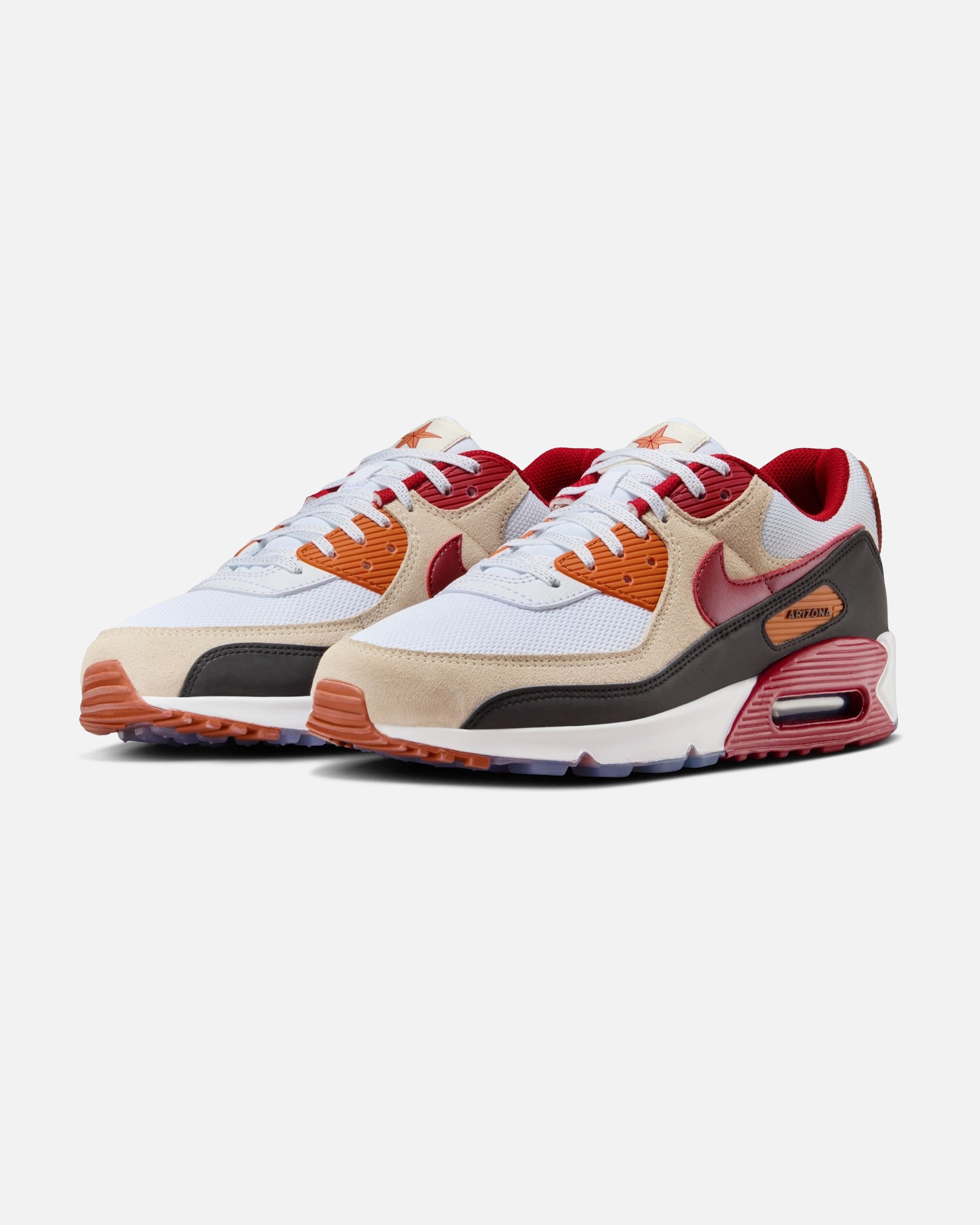 NIKE X CARDINALS AIR MAX 90 - WHITE/ TOUGHRED