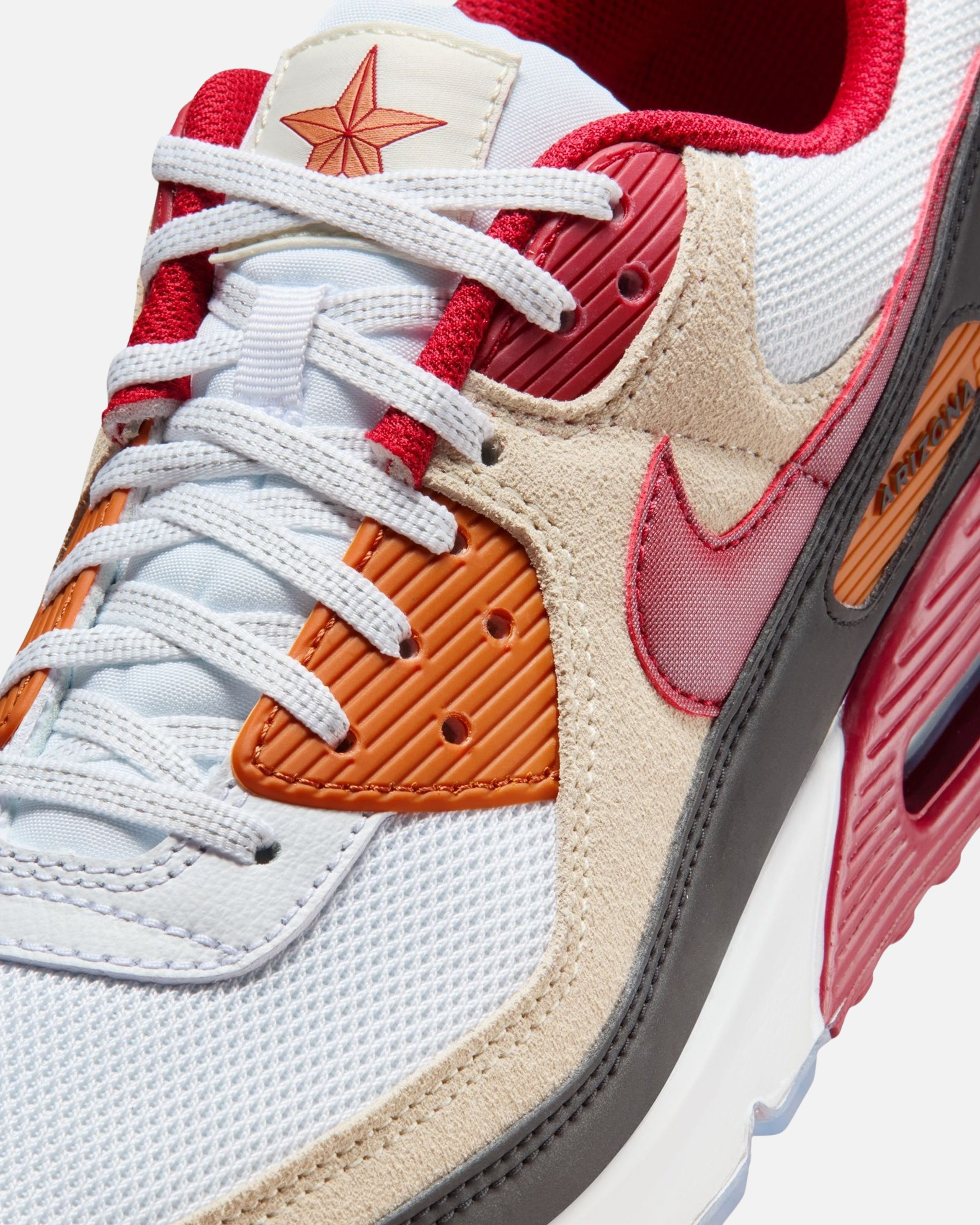 NIKE X CARDINALS AIR MAX 90 - WHITE/ TOUGHRED