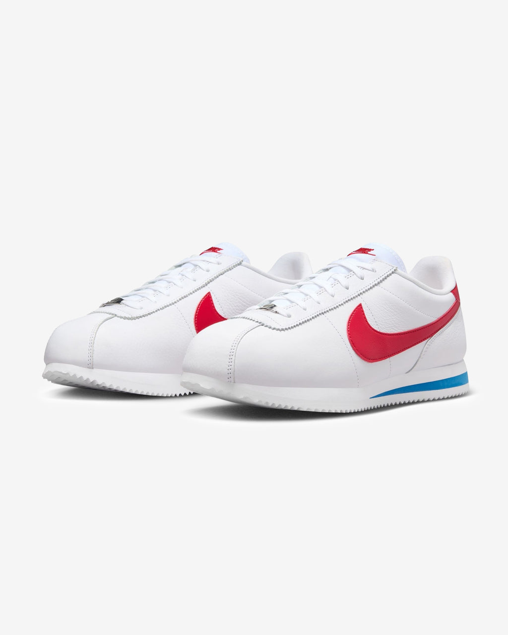 NIKE CORTEZ - WHITE/ VARSITYRED/ VARSITYBLUE - NIKE CORTEZ - WHITE/ VARSITYRED/ VARSITYBLUE