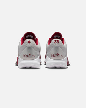 NIKE KOBE V PROTRO - METALLICSILVER/ TEAMRED/ WHITE – Undefeated